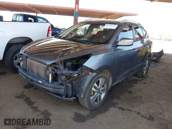 2014 Hyundai Tucson Limited z VIN KM8JU3AG5EU889380, wystawiony jako IAAI lot #42558519 z przebiegiem 100 194 mil mil oraz . Historia ofert i sprzedaży dostępna na DreamBid. Obrazek 2.