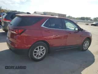 2023 Chevrolet Equinox LT с VIN 3GNAXKEG0PS148306, выставлен на аукционе Copart как лот 84923665 с пробегом 34 671 миль миль и Списание • Salvage title. История ставок и продаж доступна на DreamBid. Изображение 3.