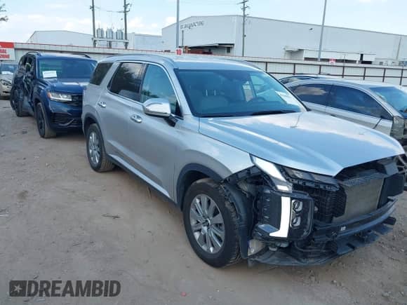 2025 Hyundai Palisade SEL z VIN KM8R2DGE1SU861270, wystawiony jako IAAI lot #43300833 z przebiegiem 32 427 mil mil oraz . Historia ofert i sprzedaży dostępna na DreamBid. Obrazek 1.