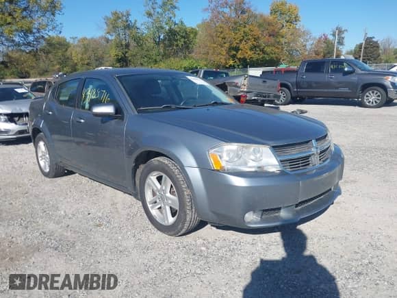 2010 Dodge Avenger R/T with VIN 1B3CC5FB3AN227425, listed as a IAAI auction lot 43488716 with 164,223 mi miles and . Bid and sale history available at DreamBid. Image 1.