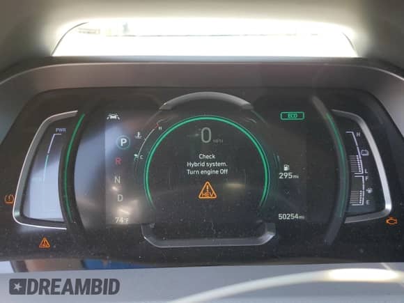 2020 Hyundai Ioniq SE with VIN KMHC75LC3LU187206, listed as a Copart auction lot 80323585 with 50,254 mi miles and Salvage title. Bid and sale history available at DreamBid. Image 9.