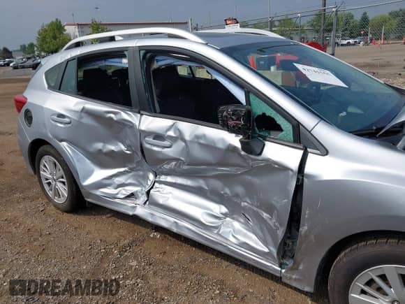 2018 Subaru Impreza Premium with VIN 4S3GTAB62J3708778, listed as a IAAI auction lot 42741555 with 105,430 mi miles and . Bid and sale history available at DreamBid. Image 6.