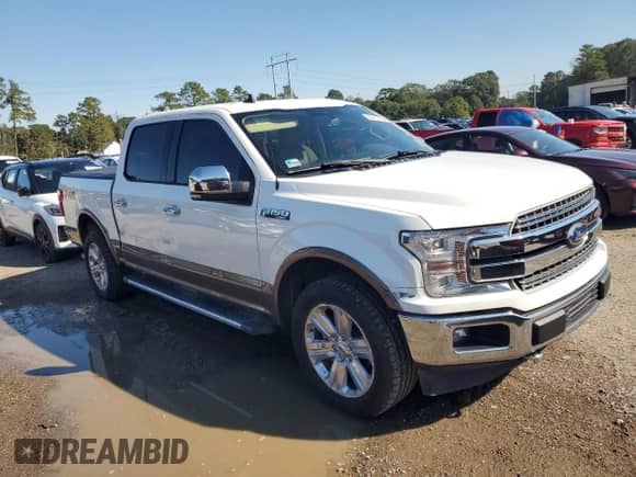 2020 Ford F-150 XL with VIN 1FTEW1E56LKE56477, listed as a Copart auction lot 90417885 with 109,813 mi miles and Salvage title. Bid and sale history available at DreamBid. Image 4.