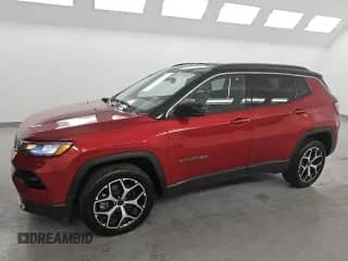 2025 Jeep Compass Limited с VIN 3C4NJDCN1ST513880, выставлен на аукционе Copart как лот 86683605 с пробегом 30 843 миль миль и Чистый • Clean title. История ставок и продаж доступна на DreamBid. Изображение 1.