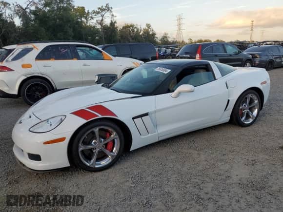 2013 Chevrolet Corvette Grand Sport 3LT with VIN 1G1YW2DW9D5110185, listed as a Copart auction lot 76976584 with Not provided miles and Non repairable. Bid and sale history available at DreamBid. Image 1.