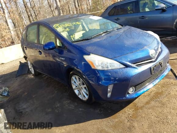 2013 Toyota Prius Two with VIN JTDZN3EU6D3257285, listed as a IAAI auction lot 41382930 with 154,801 mi miles and . Bid and sale history available at DreamBid. Image 1.