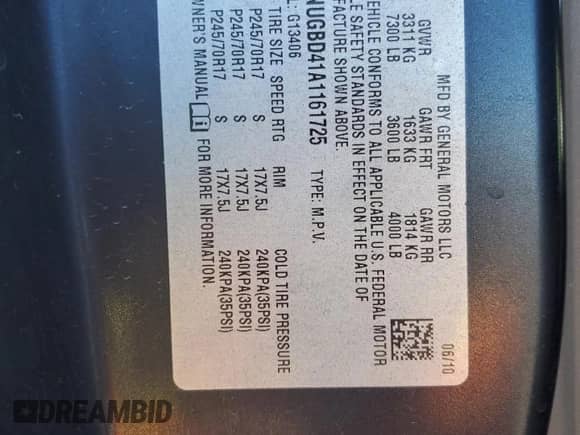 2010 Chevrolet Express Passenger LS с VIN 1GNUGBD41A1161725, выставлен на аукционе Copart как лот 76292724 с пробегом 99 850 миль миль и Списание • Salvage title. История ставок и продаж доступна на DreamBid. Изображение 16.