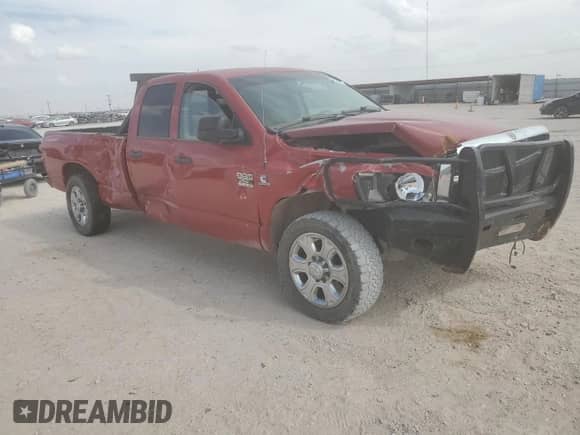 2007 Dodge 2500 SLT with VIN 3D7KR28A07G826219, listed as a Copart auction lot 50752995 with Not provided miles and Salvage title. Bid and sale history available at DreamBid. Image 4.