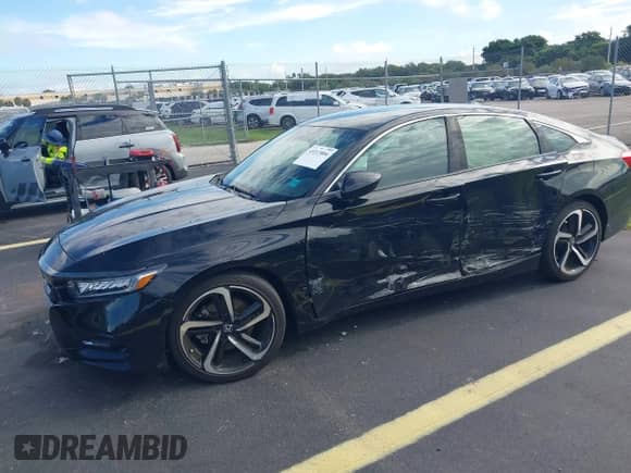 2020 Honda Accord Sport with VIN 1HGCV1F3XLA129899, listed as a IAAI auction lot 43213884 with 45,845 mi miles and . Bid and sale history available at DreamBid. Image 17.