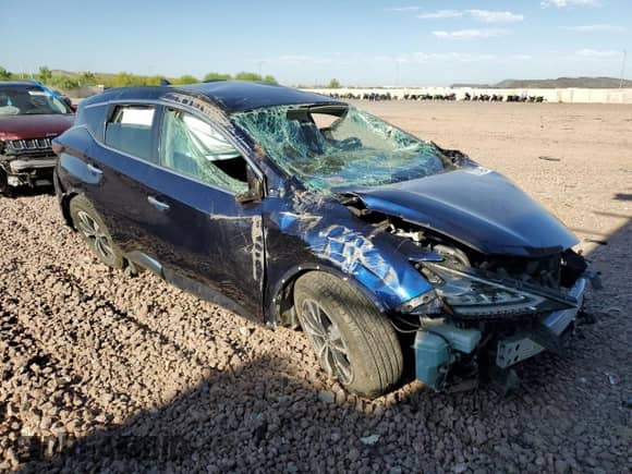 2023 Nissan Murano SV with VIN 5N1AZ2BJXPC103426, listed as a Copart auction lot 62373495 with Not provided miles and Salvage title. Bid and sale history available at DreamBid. Image 4.