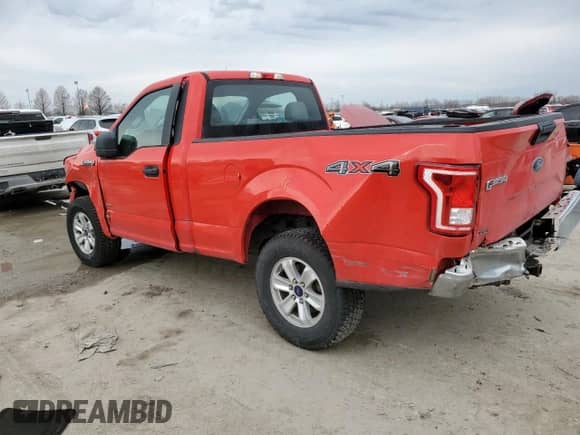 2017 Ford F-150 XL with VIN 1FTMF1EP5HKD59050, listed as a Copart auction lot 46670565 with 100,004 mi miles and Clean title. Bid and sale history available at DreamBid. Image 2.
