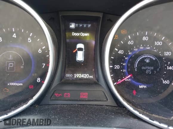 2014 Hyundai Santa Fe GLS z VIN KM8SR4HF3EU072160, wystawiony jako IAAI lot #43212538 z przebiegiem 192 420 mil mil oraz . Historia ofert i sprzedaży dostępna na DreamBid. Obrazek 7.