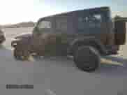 2021 Jeep Wrangler Unlimited Sahara High Altitude with VIN 1C4HJXEM0MW669053, listed as a Copart auction lot 77032134 with 41,133 mi miles and Salvage title. Bid and sale history available at DreamBid. Image 2.