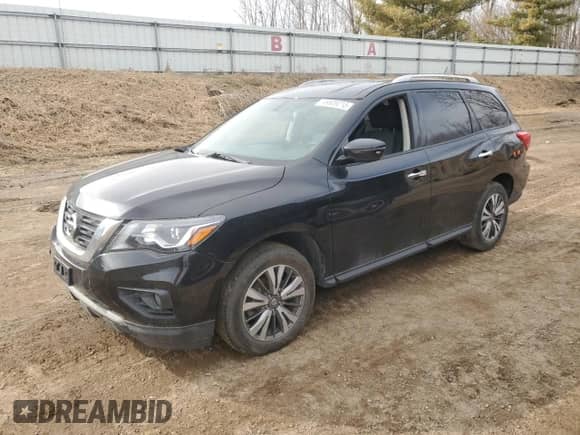 2018 Nissan Pathfinder S с VIN 5N1DR2MM8JC659052, выставлен на аукционе Copart как лот 49809215 с пробегом 91 035 миль миль и Чистый • Clean title. История ставок и продаж доступна на DreamBid. Изображение 1.