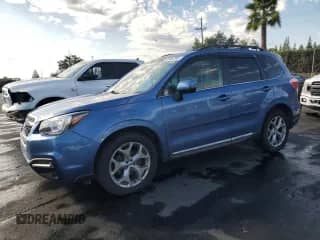 2018 Subaru Forester Touring with VIN JF2SJAWC4JH533292, listed as a Copart auction lot 82067345 with 43,818 mi miles and Salvage title. Bid and sale history available at DreamBid. Image 1.