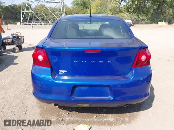 2013 Dodge Avenger SE V6 with VIN 1C3CDZAG7DN754253, listed as a IAAI auction lot 43286640 with 88,730 mi miles and . Bid and sale history available at DreamBid. Image 16.