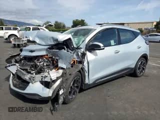 2022 Chevrolet Bolt EUV Premier with VIN 1G1FZ6S06N4109037, listed as a Copart auction lot 57146095 with Not provided miles and Salvage title. Bid and sale history available at DreamBid. Image 1.