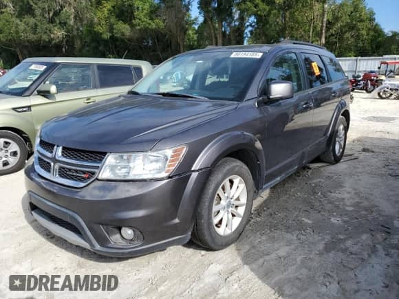 2015 Dodge Journey SXT with VIN 3C4PDCBB8FT595193, listed as a Copart auction lot 80194185 with 164,948 mi miles and Clean title. Bid and sale history available at DreamBid. Image 1.