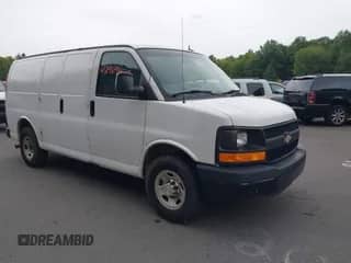 2015 Chevrolet Express Cargo with VIN 1GCWGFCF0F1152128, listed as a IAAI auction lot 42969420 with 186,058 mi miles and . Bid and sale history available at DreamBid. Image 1.