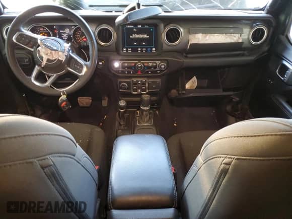 2023 Jeep Wrangler Sahara Altitude with VIN 1C4HJXEG7PW673485, listed as a Copart auction lot 41651795 with Not provided miles and Clean title. Bid and sale history available at DreamBid. Image 8.