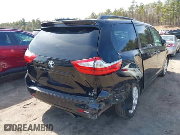 2015 Toyota Sienna Limited with VIN 5TDDK3DC9FS117289, listed as a IAAI auction lot 41861627 with 89,624 mi miles and . Bid and sale history available at DreamBid. Image 4.