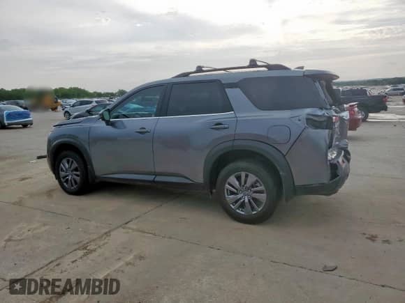 2024 Nissan Pathfinder SV with VIN 5N1DR3BA3RC226460, listed as a Copart auction lot 59094265 with 22,393 mi miles and Clean title. Bid and sale history available at DreamBid. Image 2.