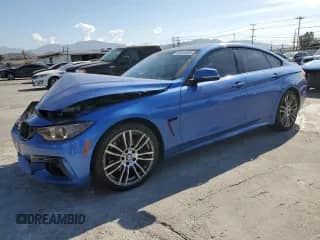 2015 BMW 4 Series 428i z VIN WBA4A9C55FD416568, wystawiony jako Copart lot #80951805 z przebiegiem 100 865 mil mil oraz Szkoda całkowita • Salvage title. Historia ofert i sprzedaży dostępna na DreamBid. Obrazek 1.
