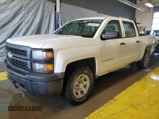 2014 Chevrolet Silverado 1500 Work Truck with VIN 3GCUKPEH4EG338930, listed as a Copart auction lot 81053295 with 183,490 mi miles and Clean title. Bid and sale history available at DreamBid. Image 1.