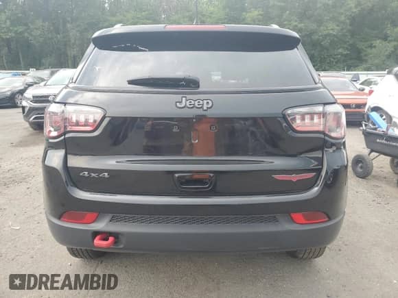 2022 Jeep Compass Trailhawk с VIN 3C4NJDDB4NT233475, выставлен на аукционе Copart как лот 66906345 с пробегом 27 895 миль миль и Списание • Salvage title. История ставок и продаж доступна на DreamBid. Изображение 6.
