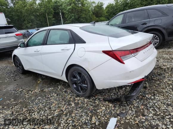 2022 Hyundai Elantra Blue z VIN KMHLM4AJ1NU028420, wystawiony jako Copart lot #65742695 z przebiegiem 48 091 mil mil oraz Nie do naprawy • Non repairable. Historia ofert i sprzedaży dostępna na DreamBid. Obrazek 2.