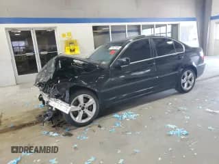 2005 BMW 3 Series 330xi with VIN WBAEW53415PN38590, listed as a Copart auction lot 55627045 with 233,306 mi miles and Salvage title. Bid and sale history available at DreamBid. Image 1.