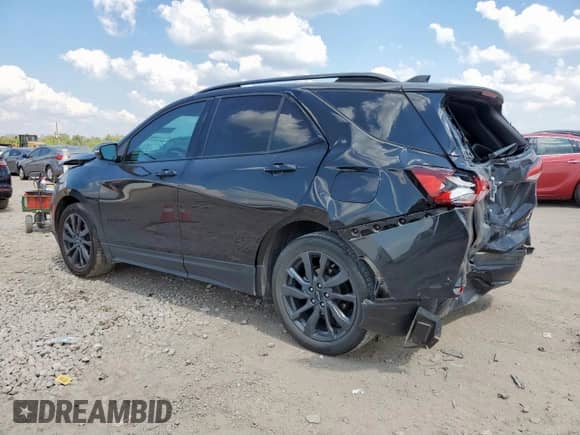 2022 Chevrolet Equinox RS with VIN 2GNAXMEV9N6153624, listed as a Copart auction lot 84992295 with 49,463 mi miles and Salvage title. Bid and sale history available at DreamBid. Image 2.