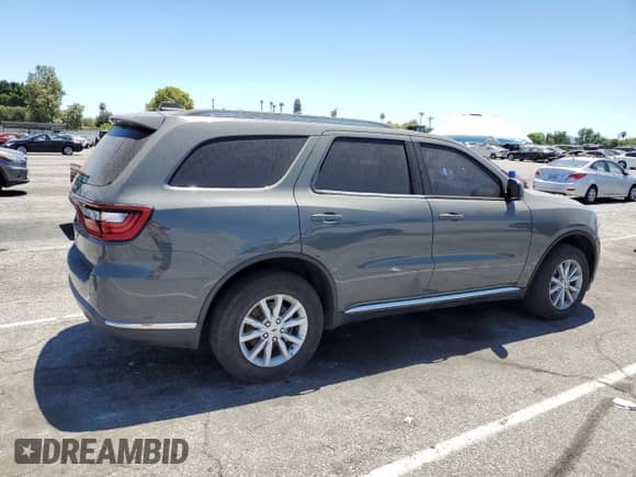 2020 Dodge Durango SXT Plus with VIN 1C4RDJAG9LC163066, listed as a Copart auction lot 61783095 with 51,079 mi miles and Salvage title. Bid and sale history available at DreamBid. Image 3.