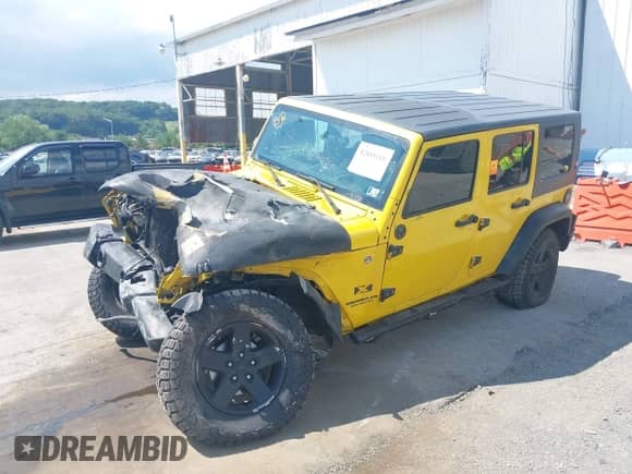 2008 Jeep Wrangler Unlimited X z VIN 1J4GA39178L632670, wystawiony jako IAAI lot #42888116 z przebiegiem Nie podano mil oraz . Historia ofert i sprzedaży dostępna na DreamBid. Obrazek 2.