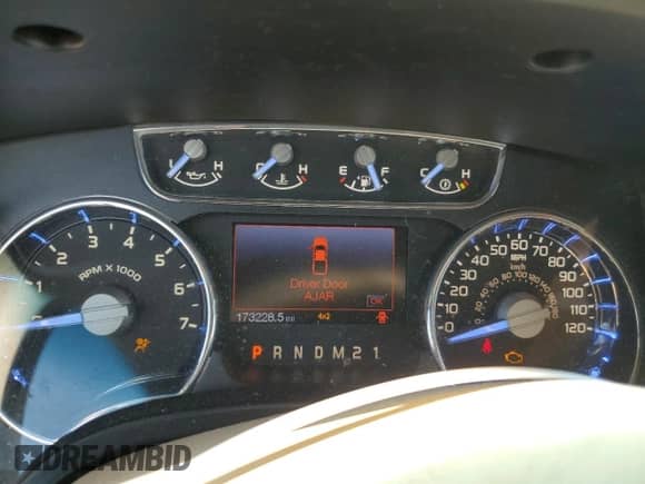 2012 Ford F-150 XL with VIN 1FTFW1ET5CKD76526, listed as a Copart auction lot 68215325 with 173,228 mi miles and Salvage title. Bid and sale history available at DreamBid. Image 9.