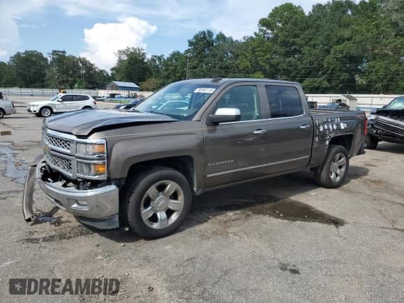 2015 Chevrolet Silverado 1500 LTZ with VIN 3GCUKSEC3FG517811, listed as a Copart auction lot 68880125 with 183,389 mi miles and Salvage title. Bid and sale history available at DreamBid. Image 1.