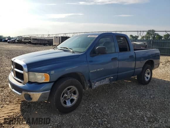 2003 Dodge 1500 ST with VIN 1D7HA18N13S159386, listed as a Copart auction lot 58844565 with 319,837 mi miles and Salvage title. Bid and sale history available at DreamBid. Image 1.