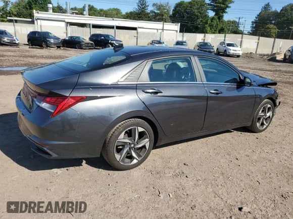 2021 Hyundai Elantra SEL с VIN 5NPLN4AG3MH007440, выставлен на аукционе Copart как лот 69981205 с пробегом 35 747 миль миль и Списание • Salvage title. История ставок и продаж доступна на DreamBid. Изображение 3.