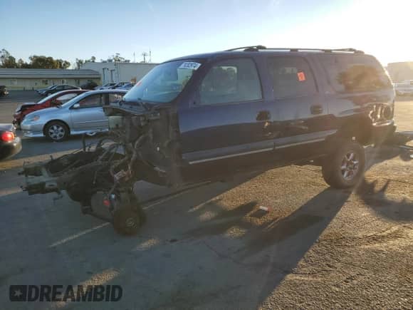 2001 Chevrolet Suburban LT with VIN 3GNEC16T51G164191, listed as a Copart auction lot 79282974 with Not provided miles and Salvage title. Bid and sale history available at DreamBid. Image 1.