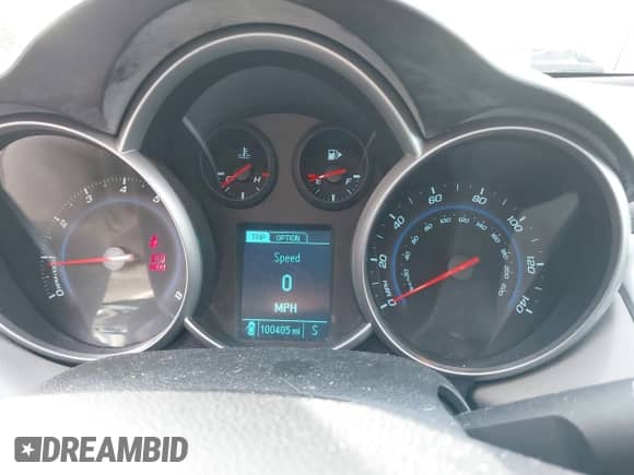 2013 Chevrolet Cruze LS with VIN 1G1PB5SHXD7228747, listed as a IAAI auction lot 41895930 with 100,405 mi miles and . Bid and sale history available at DreamBid. Image 7.