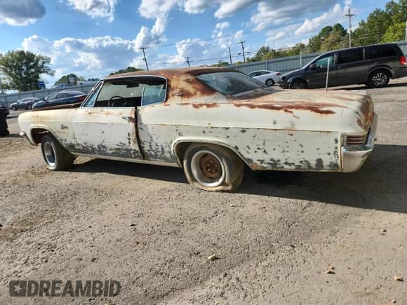 1966 Chevrolet Caprice с VIN 1664765154937XXXX, выставлен на аукционе Copart как лот 87389015 с пробегом Не указан миль и Чистый • Clean title. История ставок и продаж доступна на DreamBid. Изображение 2.