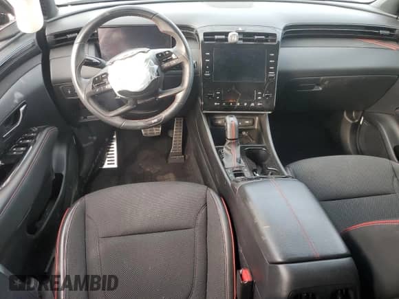 2022 Hyundai Tucson N Line z VIN KM8JFCAE4NU088383, wystawiony jako Copart lot #45608955 z przebiegiem 30 891 mil mil oraz Szkoda całkowita • Salvage title. Historia ofert i sprzedaży dostępna na DreamBid. Obrazek 8.