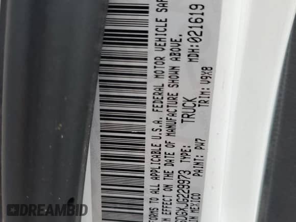 2018 Ram 1500 Tradesman с VIN 3C6JR6DGXJG229973, выставлен на аукционе Copart как лот 66279795 с пробегом 183 080 миль миль и Списание • Salvage title. История ставок и продаж доступна на DreamBid. Изображение 12.