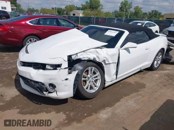 2015 Chevrolet Camaro LT z VIN 2G1FD3D39F9268492, wystawiony jako IAAI lot #43014767 z przebiegiem 168 631 mil mil oraz . Historia ofert i sprzedaży dostępna na DreamBid. Obrazek 2.