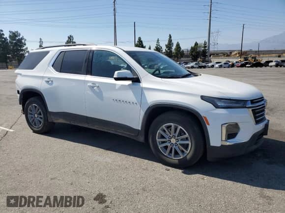 2022 Chevrolet Traverse LT Cloth с VIN 1GNEVGKW5NJ133718, выставлен на аукционе Copart как лот 80818155 с пробегом 47 797 миль миль и Списание • Salvage title. История ставок и продаж доступна на DreamBid. Изображение 4.