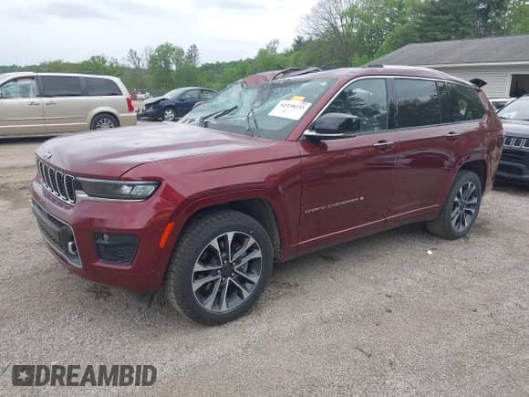 2021 Jeep Grand Cherokee Overland with VIN 1C4RJKDG9M8202558, listed as a IAAI auction lot 42238233 with 51,062 mi miles and . Bid and sale history available at DreamBid. Image 21.