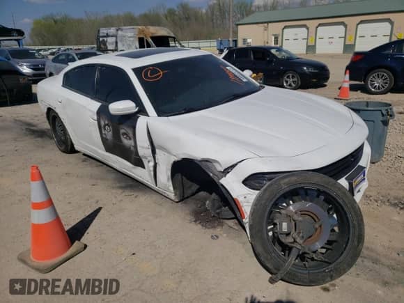 2020 Dodge Charger SXT with VIN 2C3CDXBG2LH139880, listed as a Copart auction lot 48802613 with 85,673 mi miles and Salvage title. Bid and sale history available at DreamBid. Image 4.