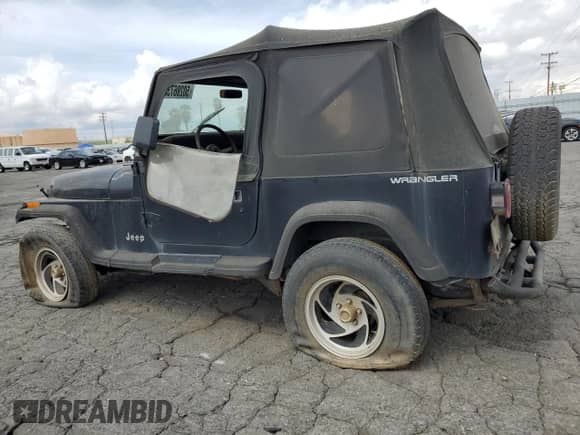1993 Jeep Wrangler S z VIN 1J4FY19P3PP235044, wystawiony jako Copart lot #50286735 z przebiegiem 203 257 mil mil oraz Szkoda całkowita • Salvage title. Historia ofert i sprzedaży dostępna na DreamBid. Obrazek 2.