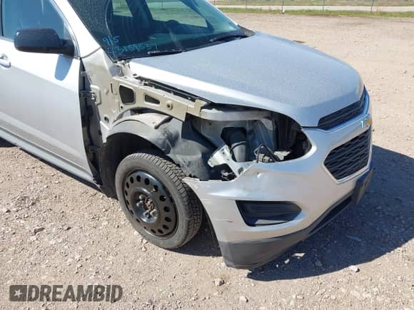 2017 Chevrolet Equinox LS with VIN 2GNALBEK5H1563151, listed as a IAAI auction lot 43159537 with 153,680 mi miles and . Bid and sale history available at DreamBid. Image 6.