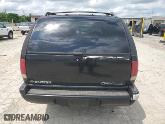 1996 Chevrolet Blazer with VIN 1GNDT13W8T2222722, listed as a Copart auction lot 65243055 with 195,725 mi miles and Salvage title. Bid and sale history available at DreamBid. Image 6.